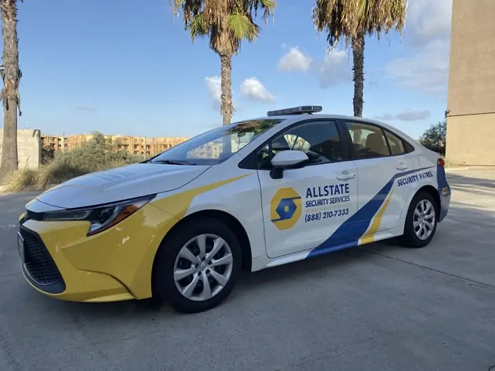 allstate security mobile patrol car